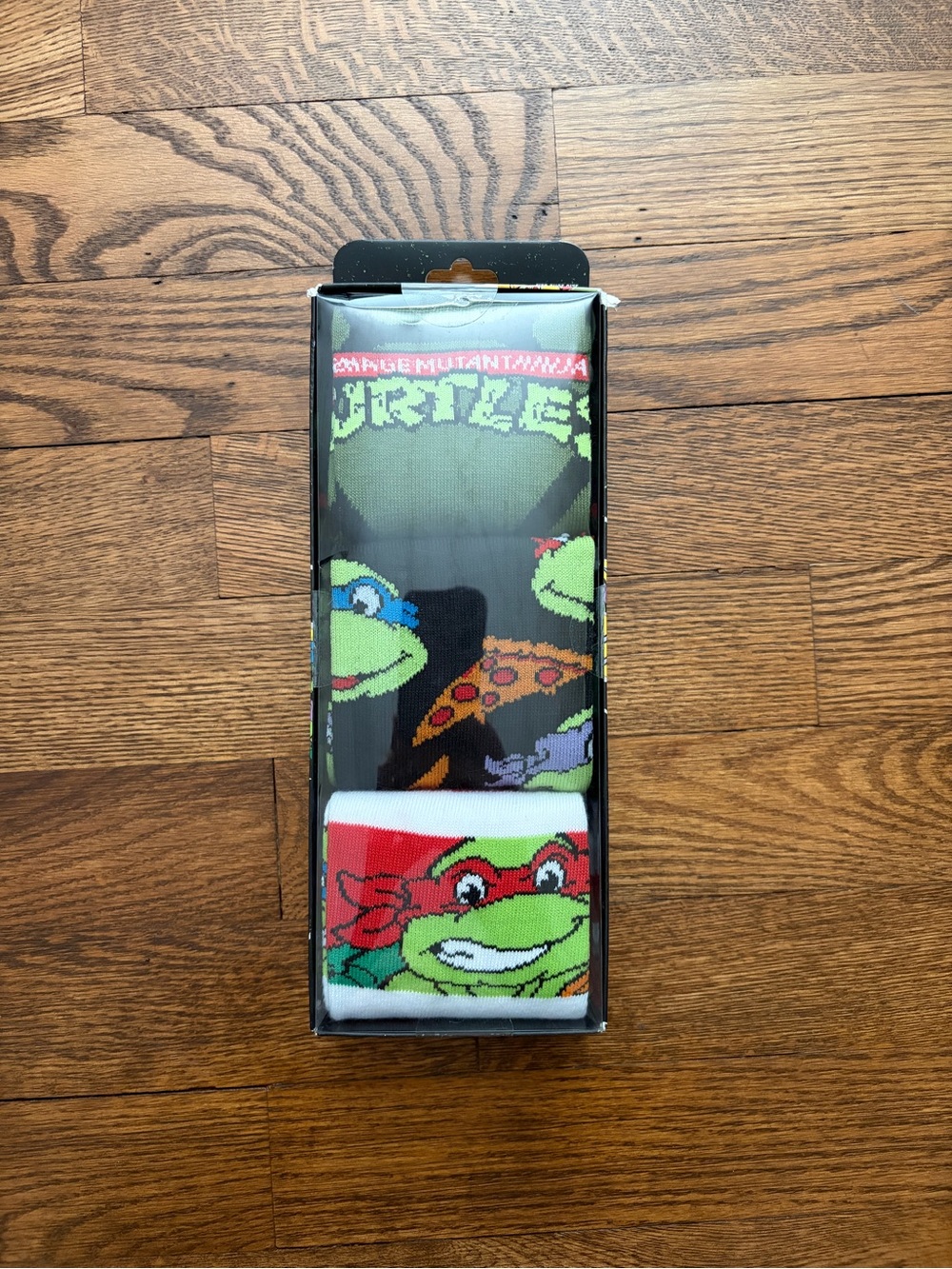 3 Pair Men's Teenage Mutant Ninja Turtles Nickelodeon Crew Socks Size 8-12 New